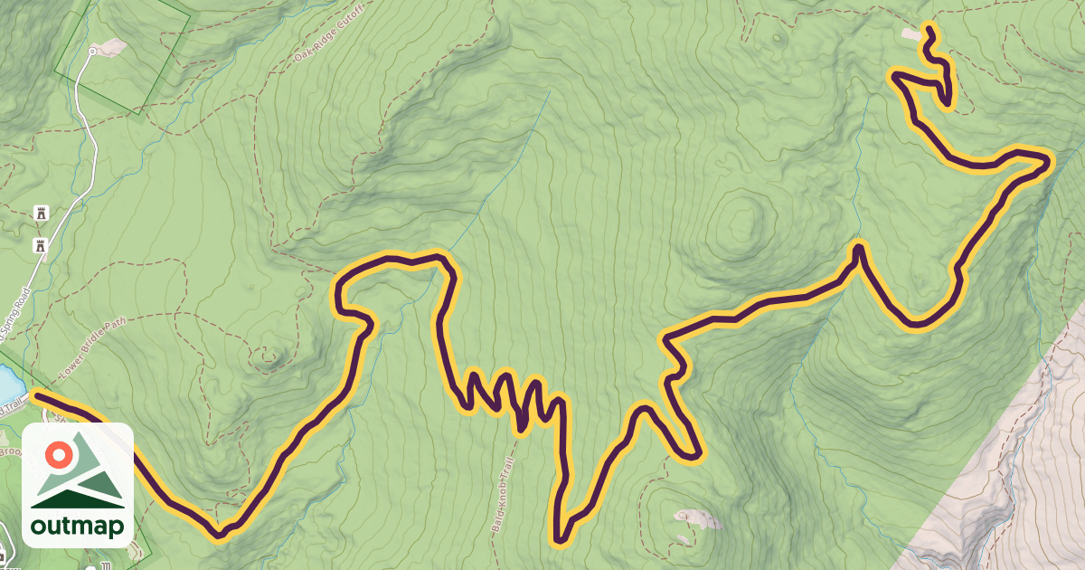 Map of Turtleback Mountain Trail