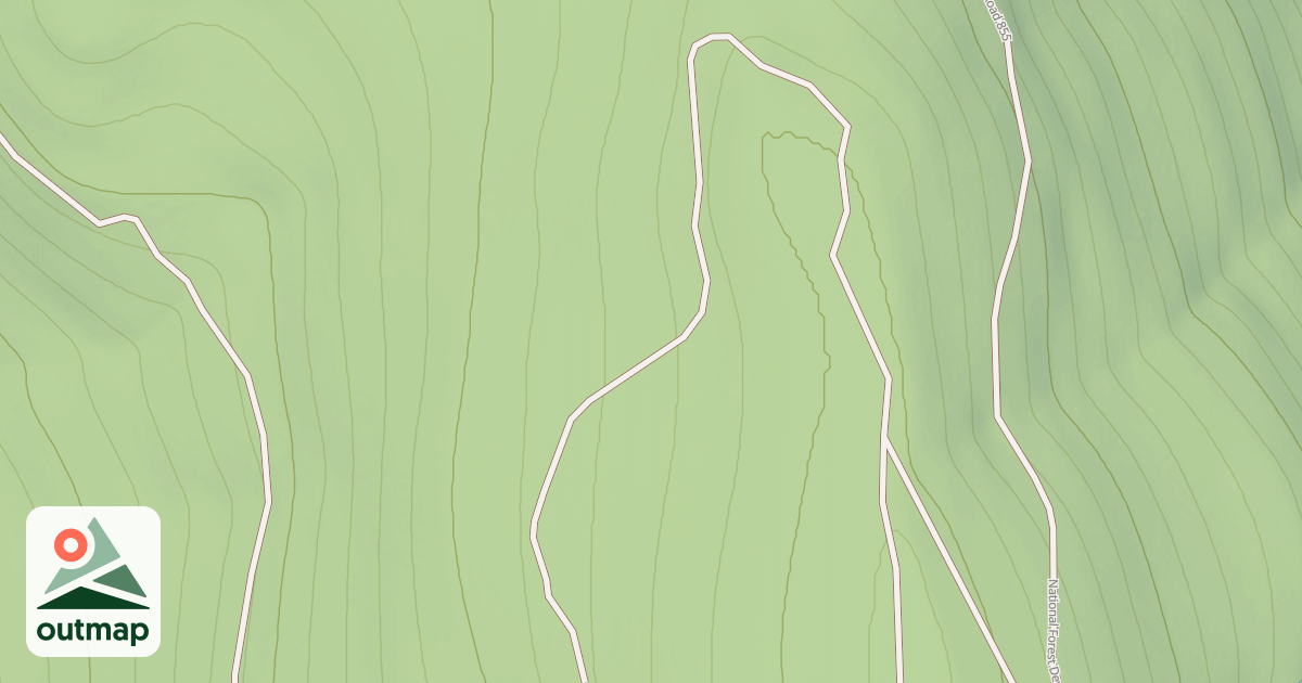 Map of BUCKHORN RIDGE