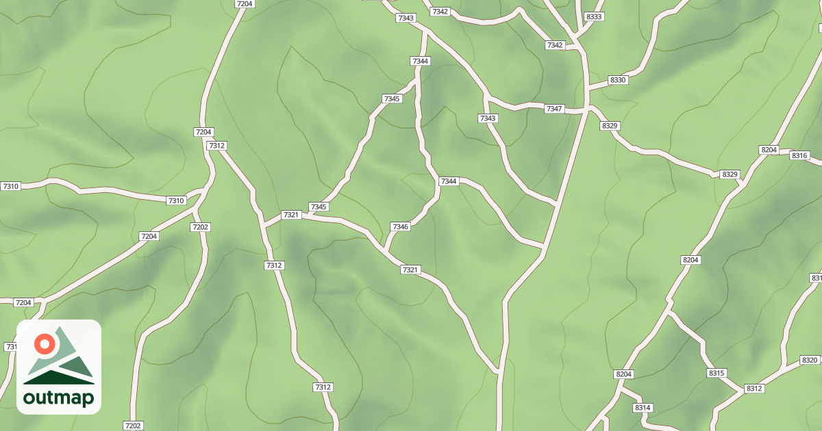 Map of USFS Motor Vehicle Use Map Trails 20000