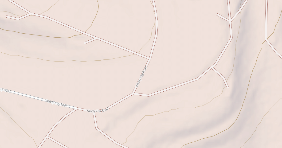 Map preview of Twin Lakes Hiking