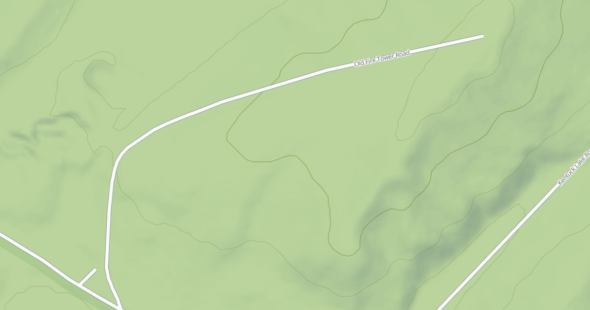 Map preview of OLD FIRE TOWER ROAD