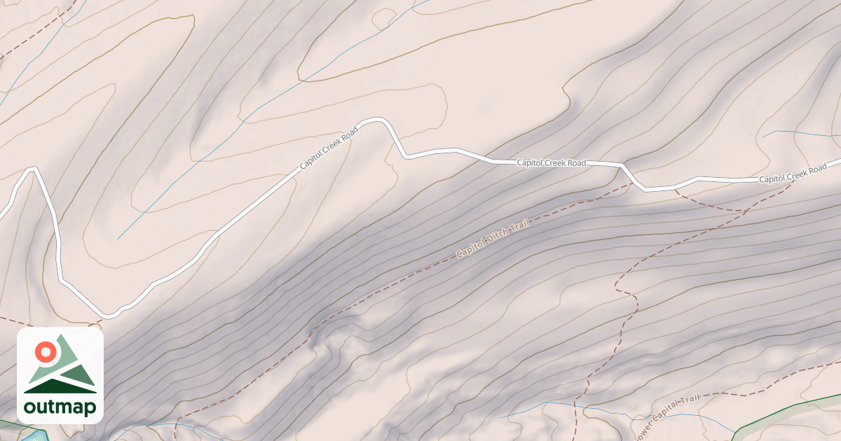 Map of CAPITOL CREEK