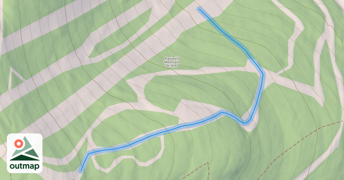 Map of Lower Ridge Run