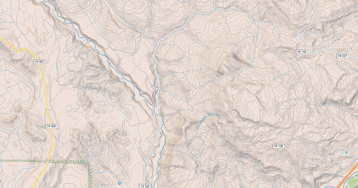 Map preview of SNOWBALL CRK