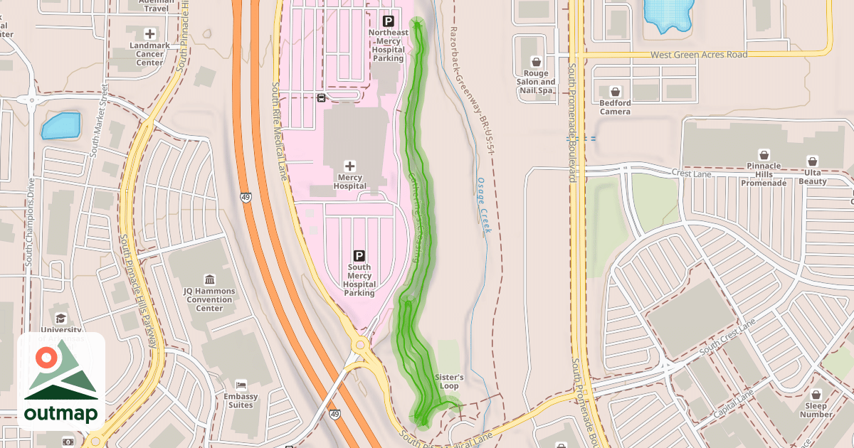 Map of Catherine's Crossing
