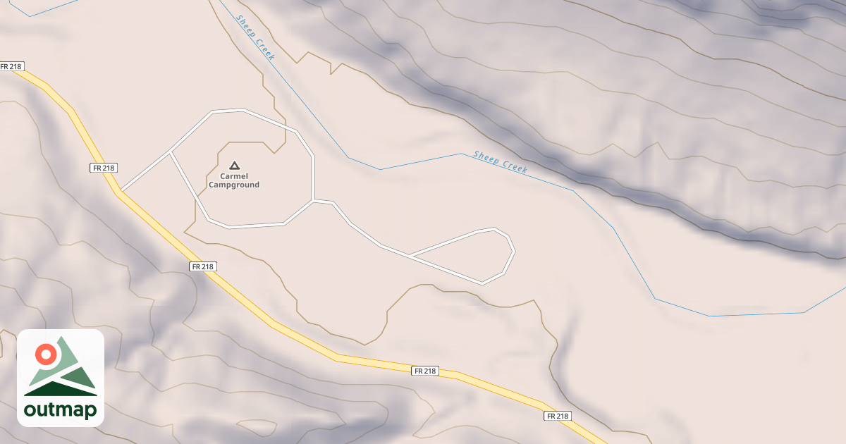Map of CARMEL CG LOOP A