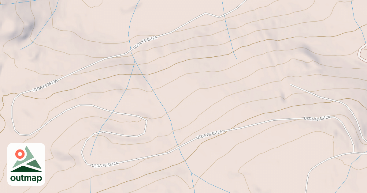 Map of BIG CREEK SPUR