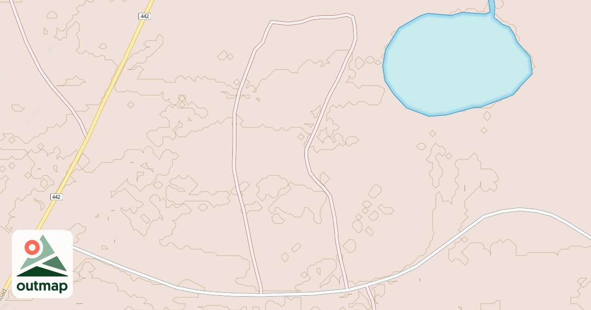 Map of BISHOP LAKE SPUR A