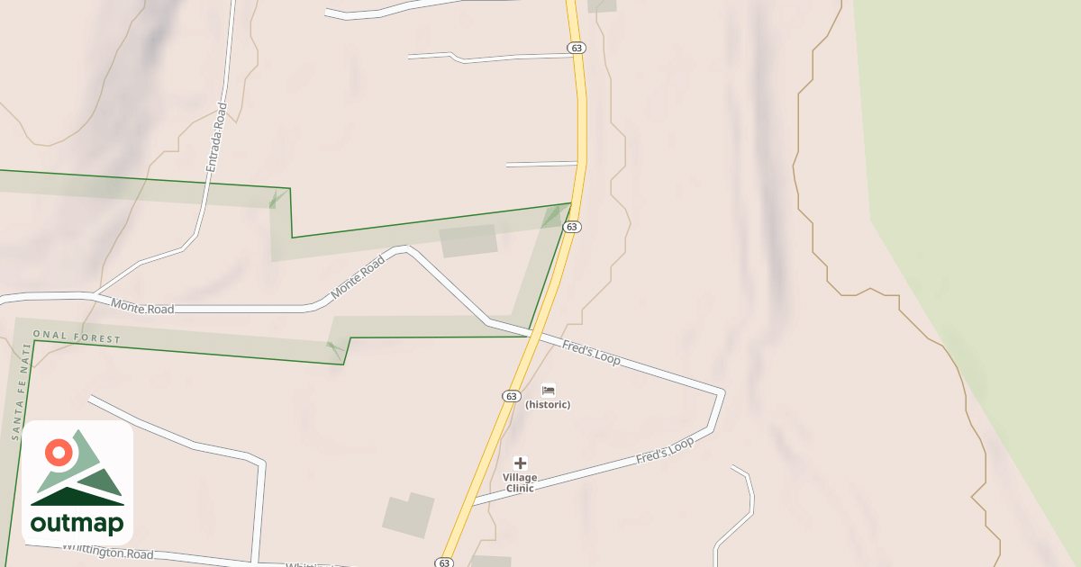 Map of BACK EXIT ROAD