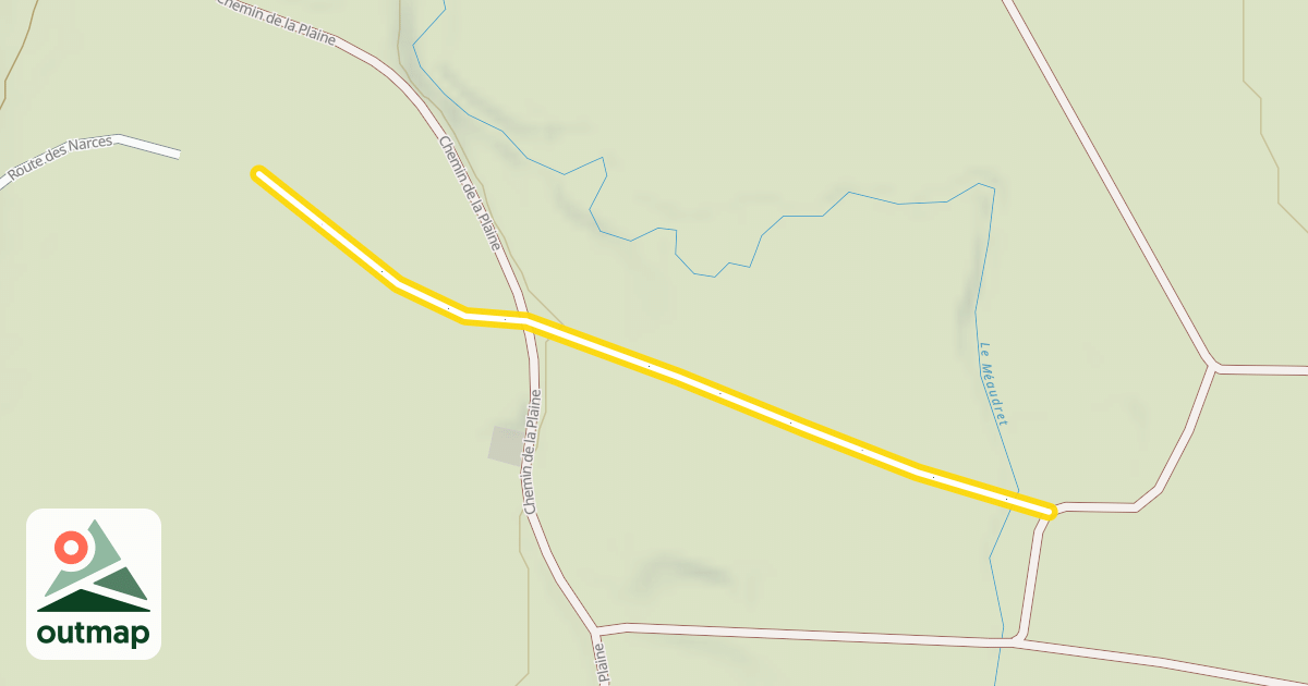Map of 17 - Les Tranchant - Meaudre