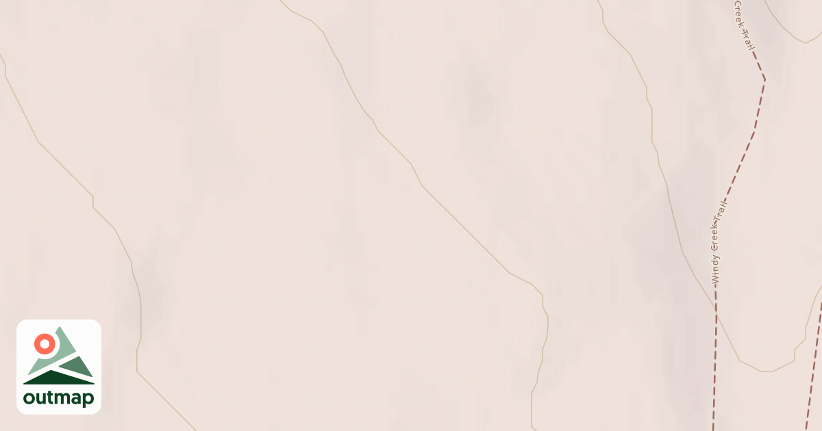 Map of Windy Creek Subsistence Ohv Trail