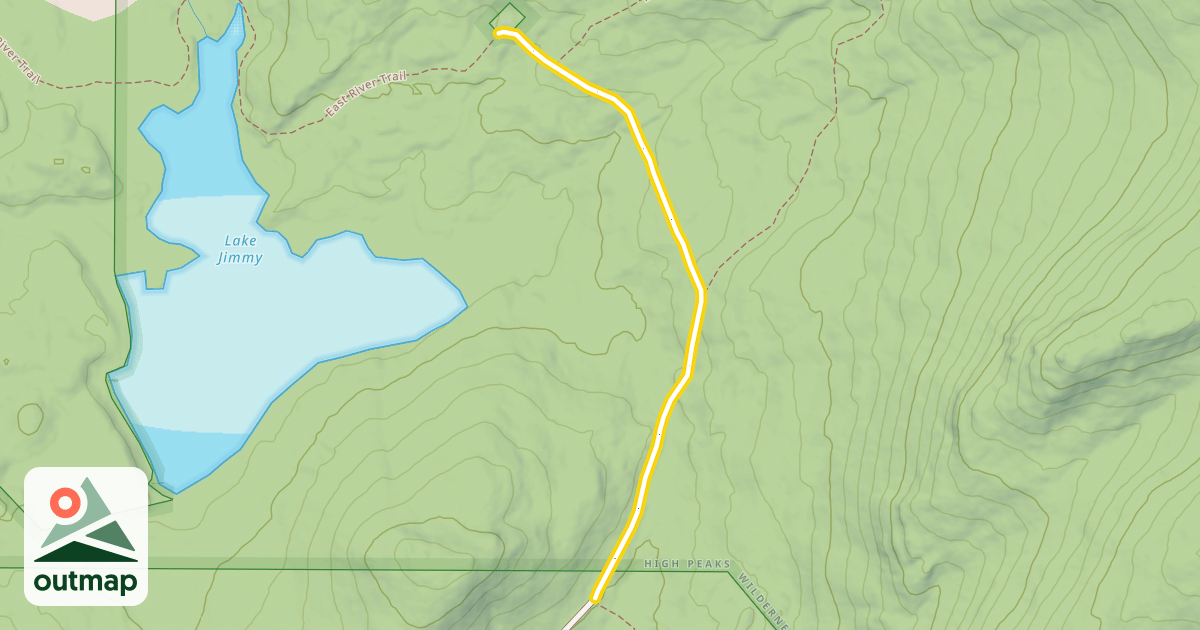 Map of East River Trail