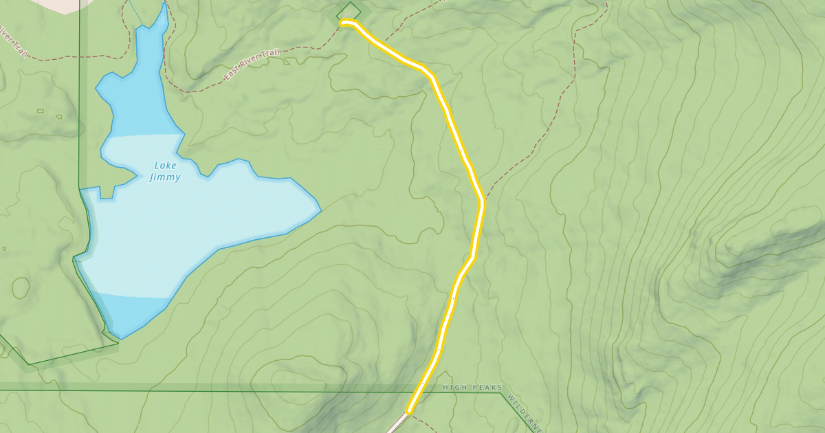 Map preview of East River Trail