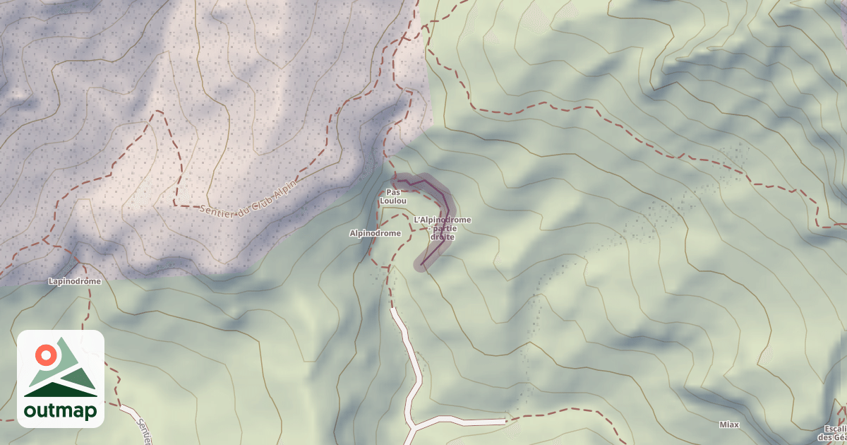 Map of Alpinodrome