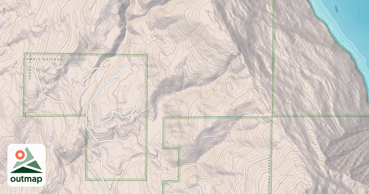 Map of CAPE HORN PEAK A