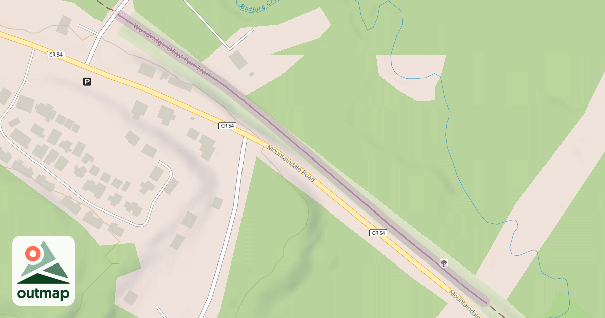 Map of Woodridge O&W Rail Trail