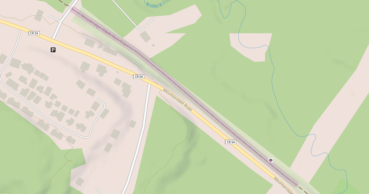 Map preview of Woodridge O&W Rail Trail