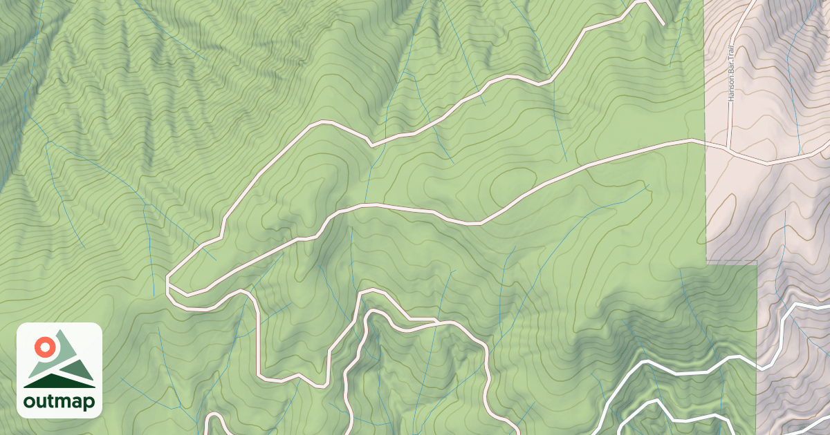 Map of MTN SPRING HOUSE RIDGE