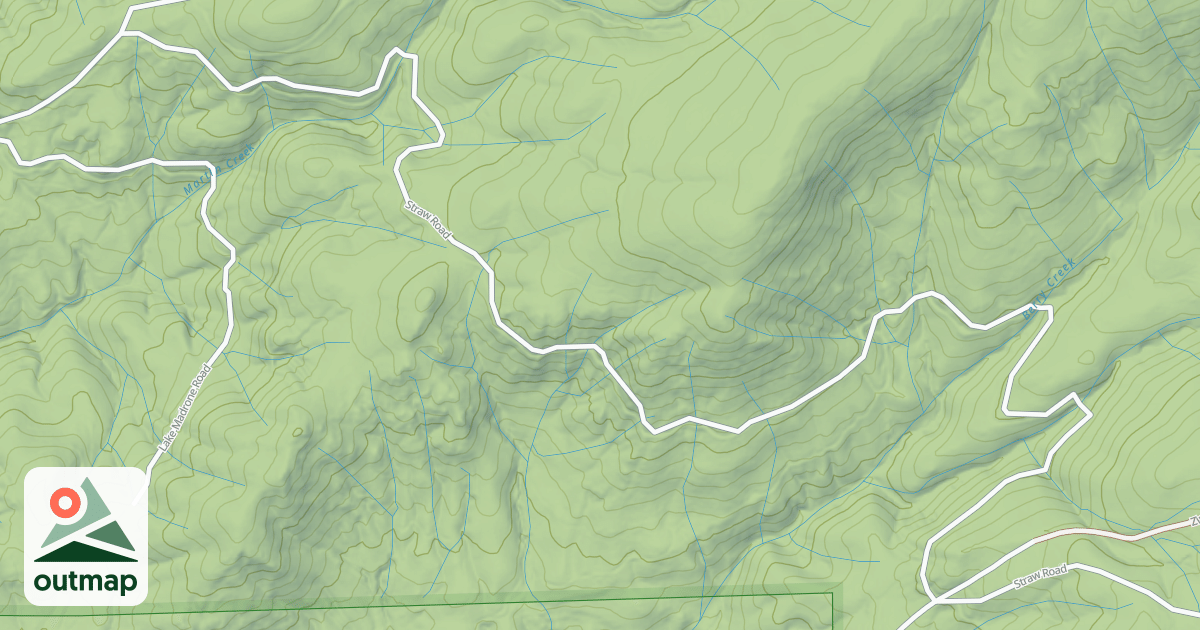Map of MARTIN CREEK