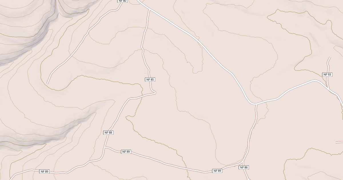 Map preview of USFS Motor Vehicle Use Map Roads {6531BB00-839C-4175-BC0E-9273AF1DADE4}