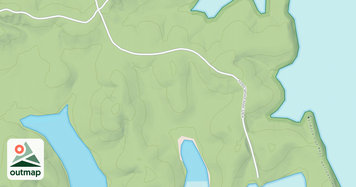 Map of DUCK BLIND ROAD SOUTH SPUR