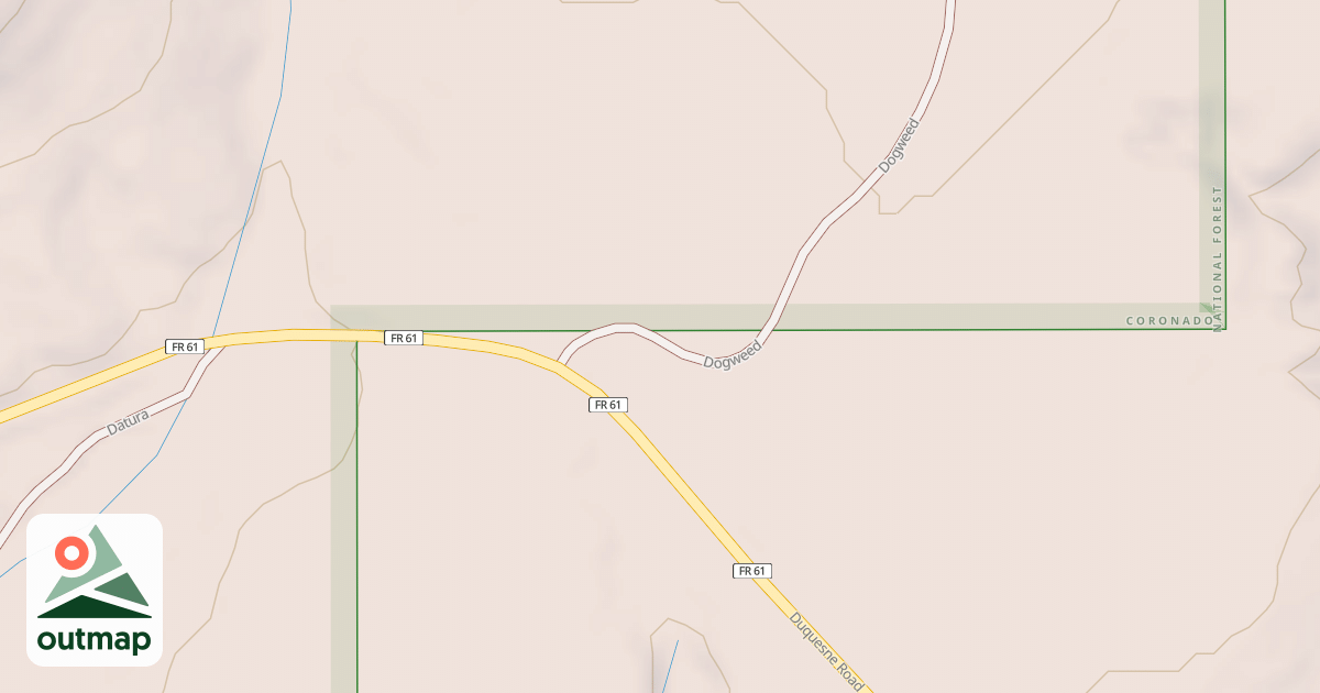 Map of DOGWEED