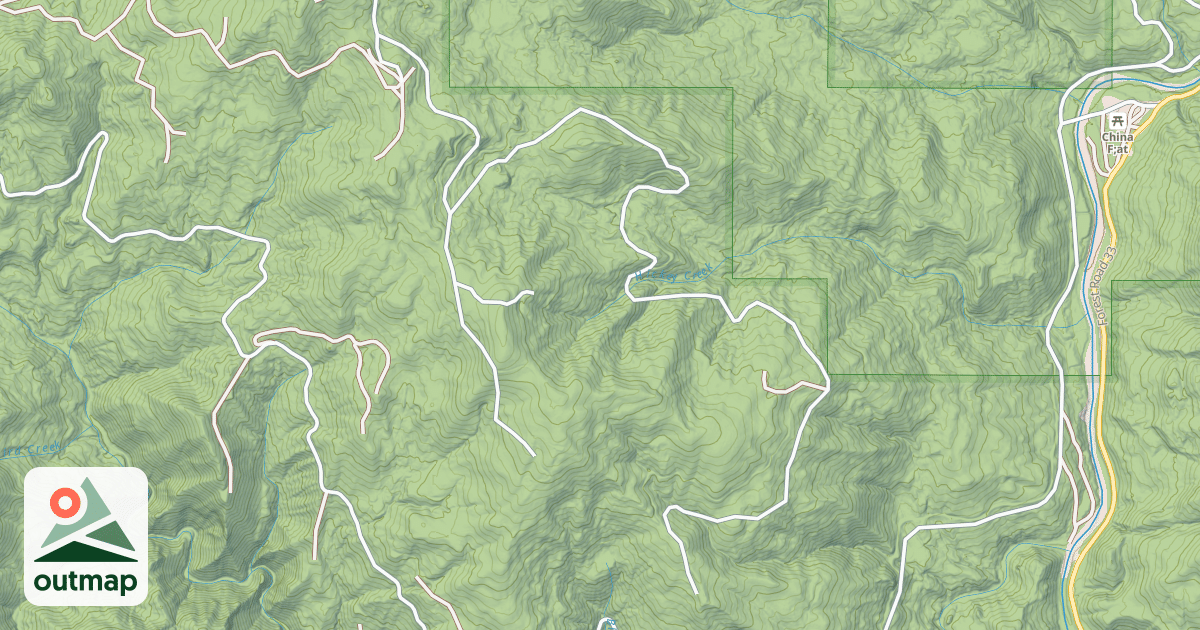 Map of HICKEY CREEK