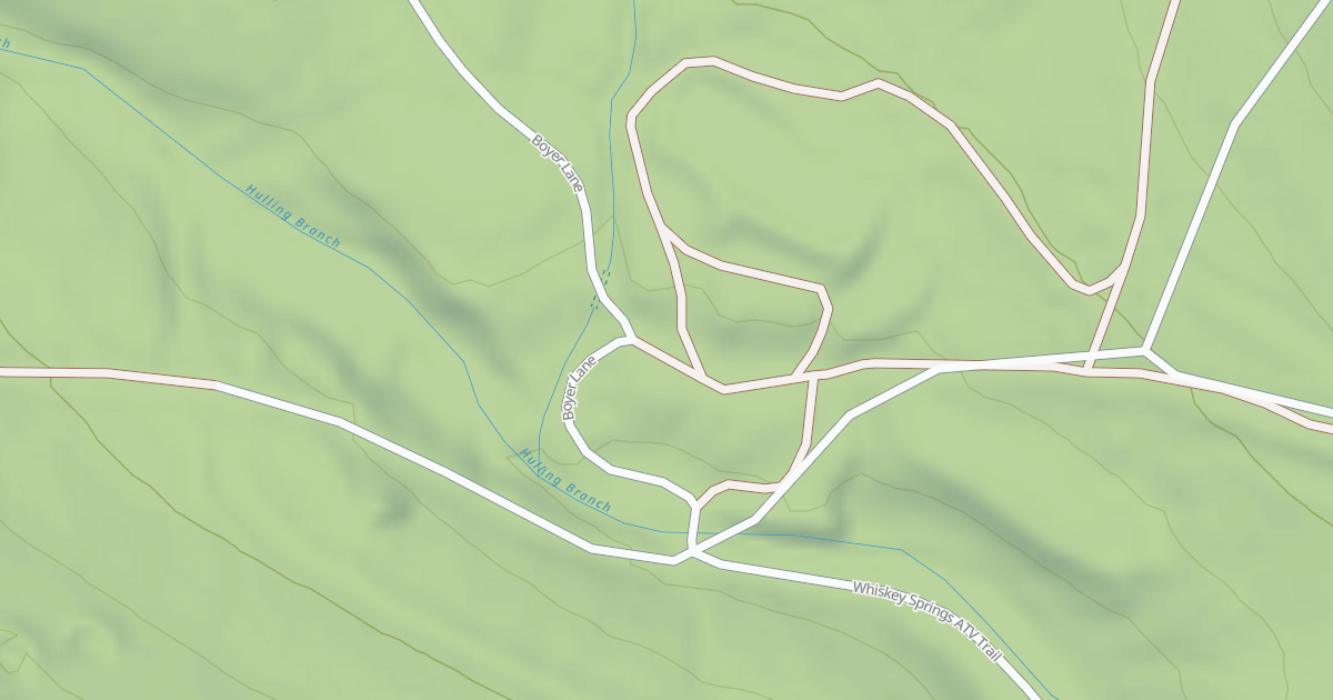 Map preview of Whiskey Springs Trails