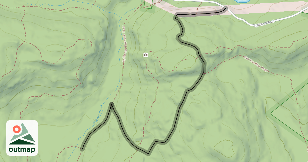 Map of Righter Mine Trail (Green)