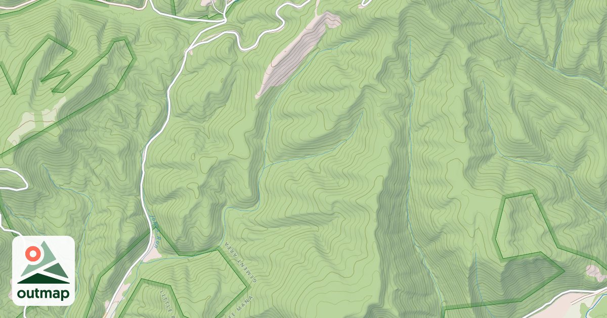 Map of RT FK. JOHNS RUN - A
