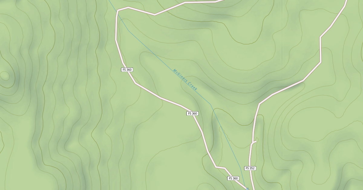 Map preview of USFS Motor Vehicle Use Map Roads {10938196-7D1B-4F0B-894A-B18BA3920A1F}