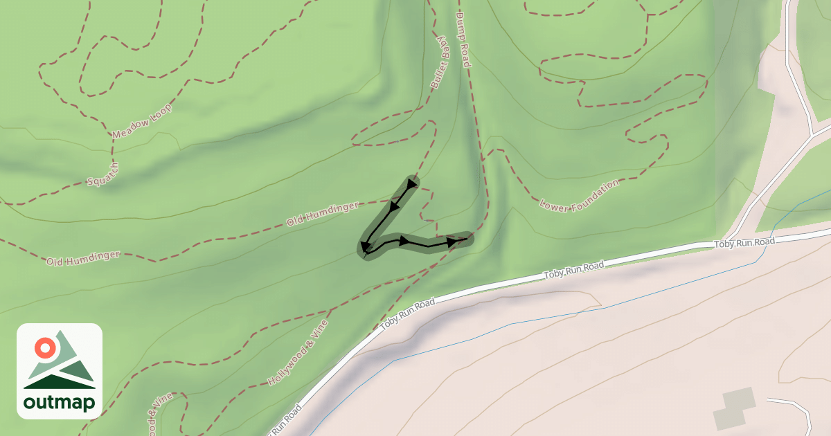 Map of Lower Bullet Baby in Montour
