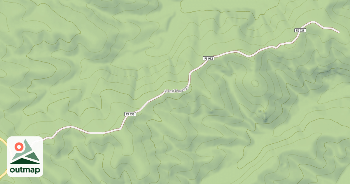 Map of 933