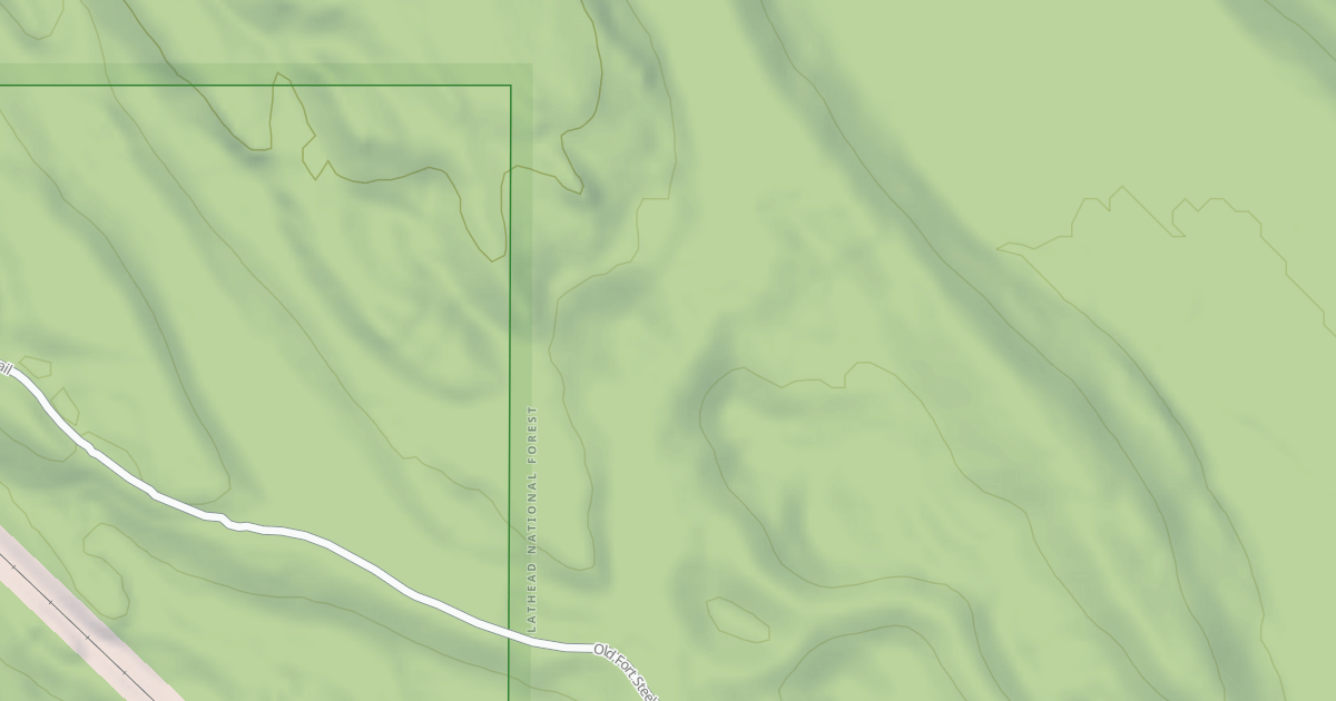 Map preview of FORT STEELE TRAIL B