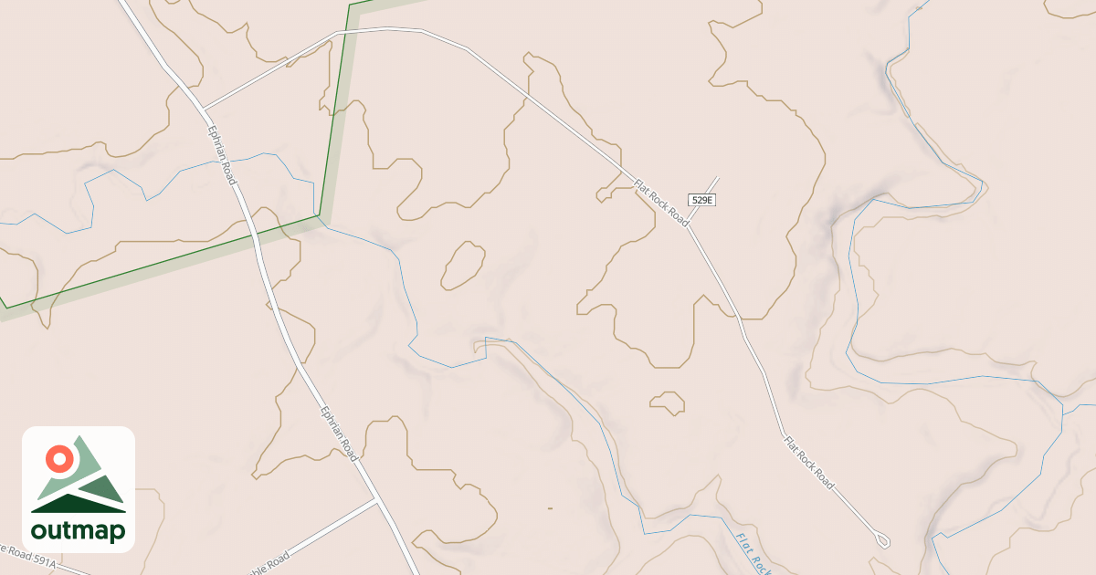 Map of FLAT ROCK C