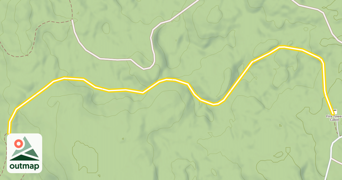 Map of Birkebeiner Trail