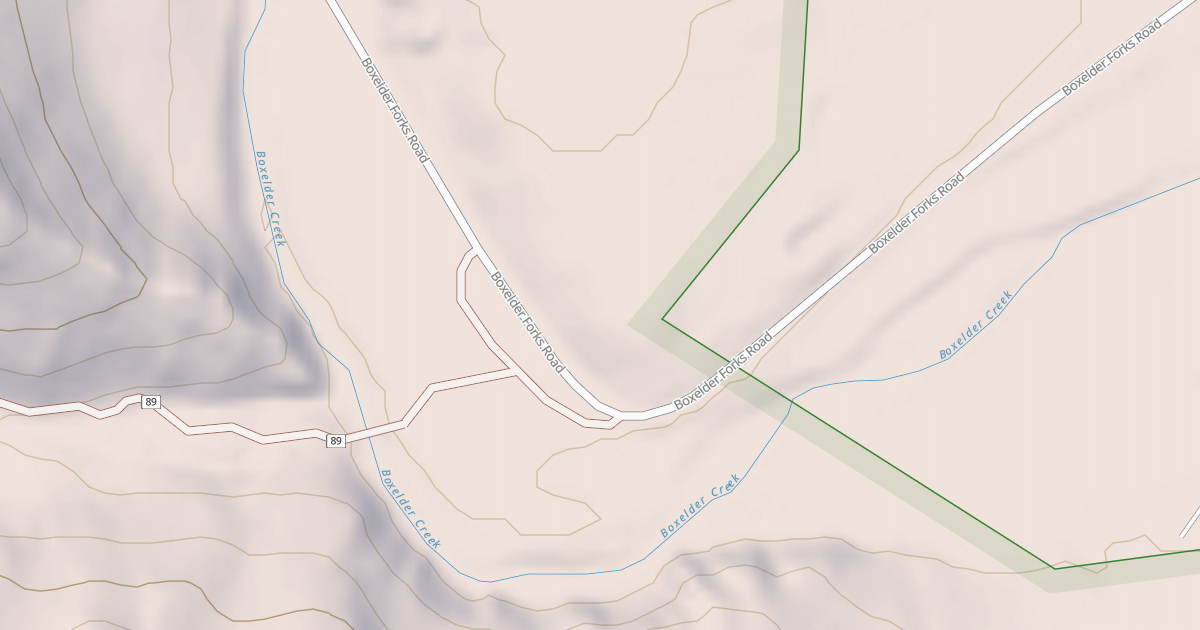 Map preview of BOXELDER FORKS