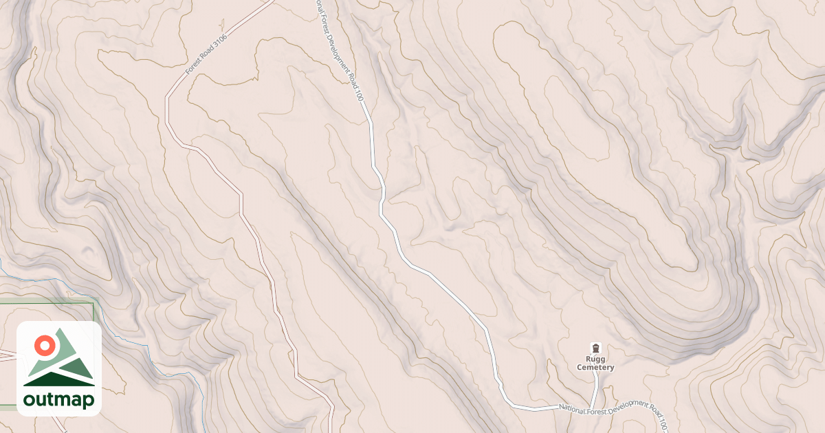 Map of USFS National Forest System Roads {48F9A2CE-B03C-45C2-9022-800CA97C0DEA}