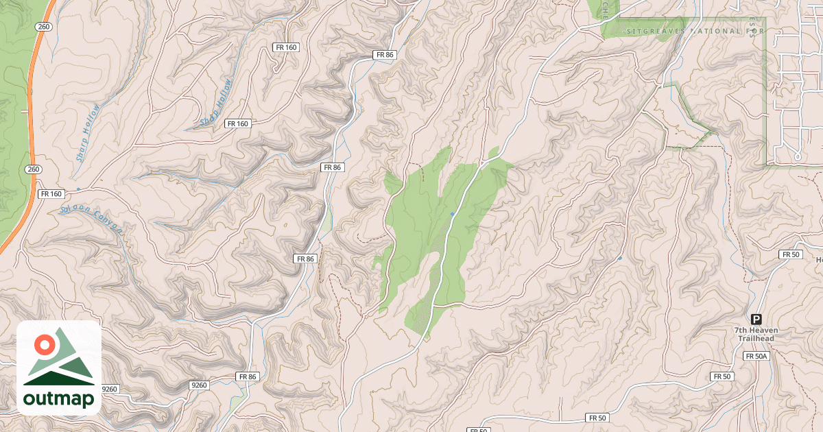 Map of USFS National Forest System Roads {BCDA650F-F6AE-4403-814C-F691727A73CC}
