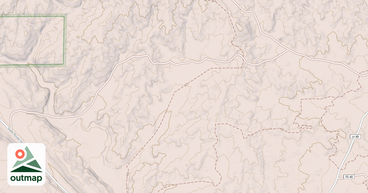 Map of USFS National Forest System Roads {66C1361D-EDC9-43B9-8FB8-D130F5D050A1}