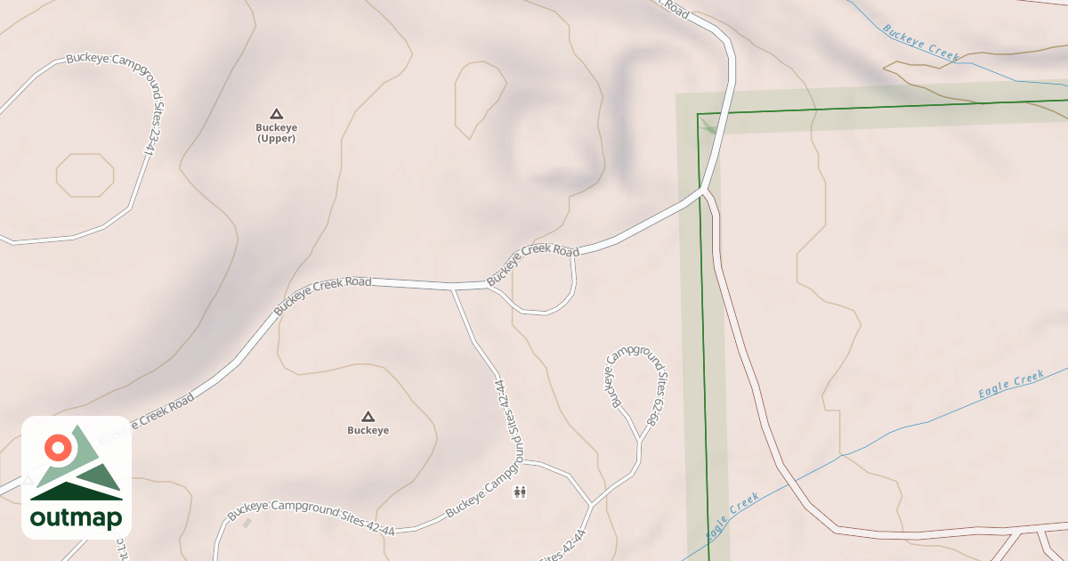Map of BUCKEYE CG ENTRY SPLIT