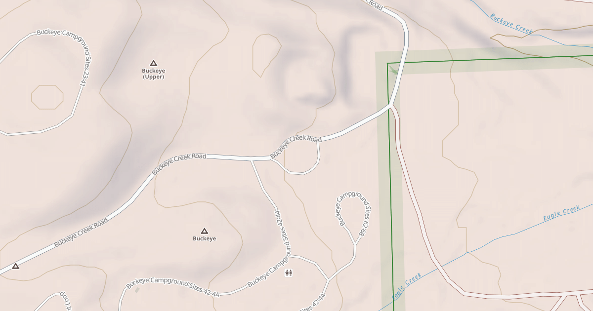 Map preview of BUCKEYE CG ENTRY SPLIT