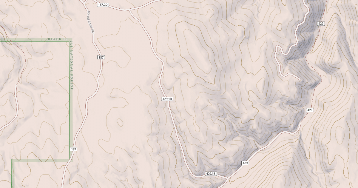 Map preview of BITTERSWEET CR BR 1B