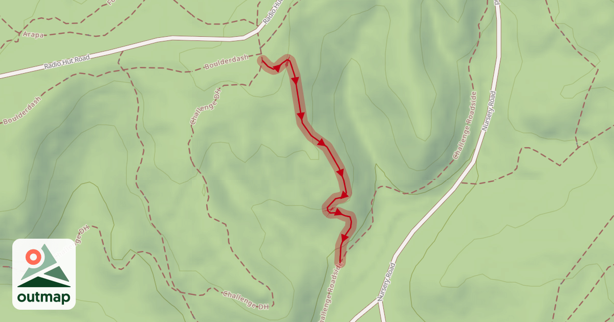Map of Down The Guts