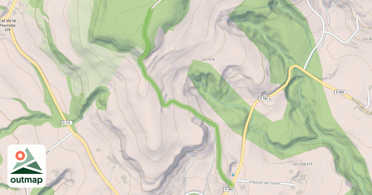 Map of Chemin Belle Vue