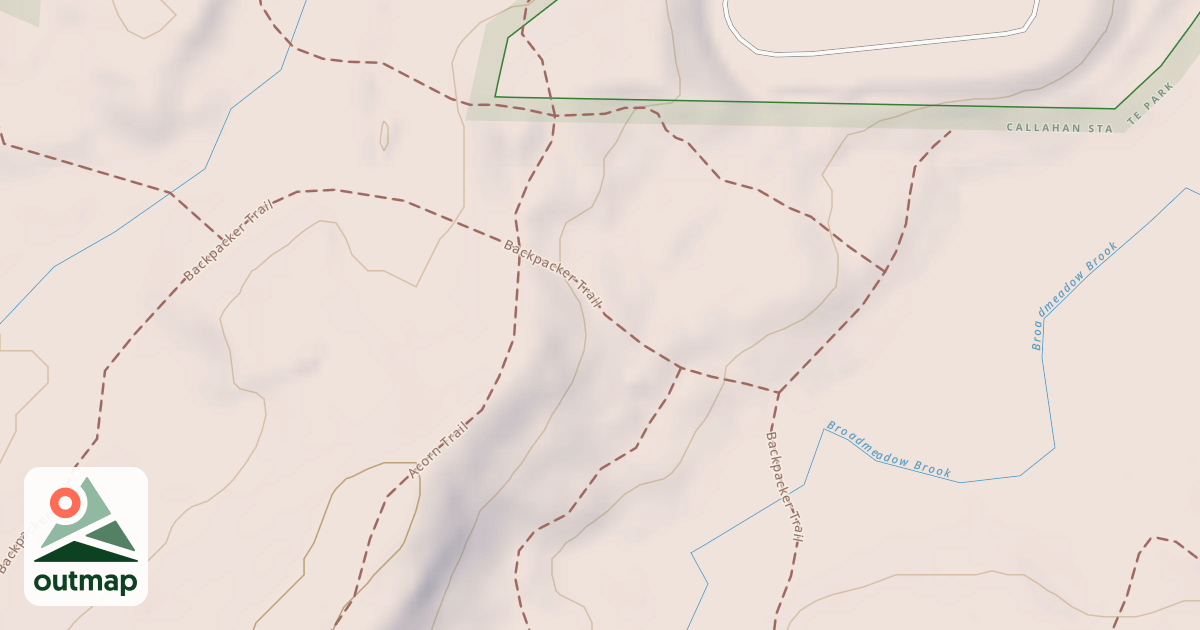 Map of Backpacker Trail