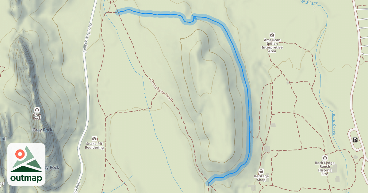 Map of Galloway-Homestead Trail