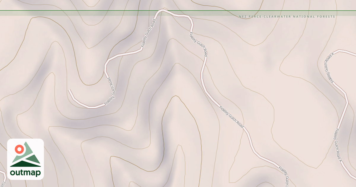 Map of FIDELITY GULCH B