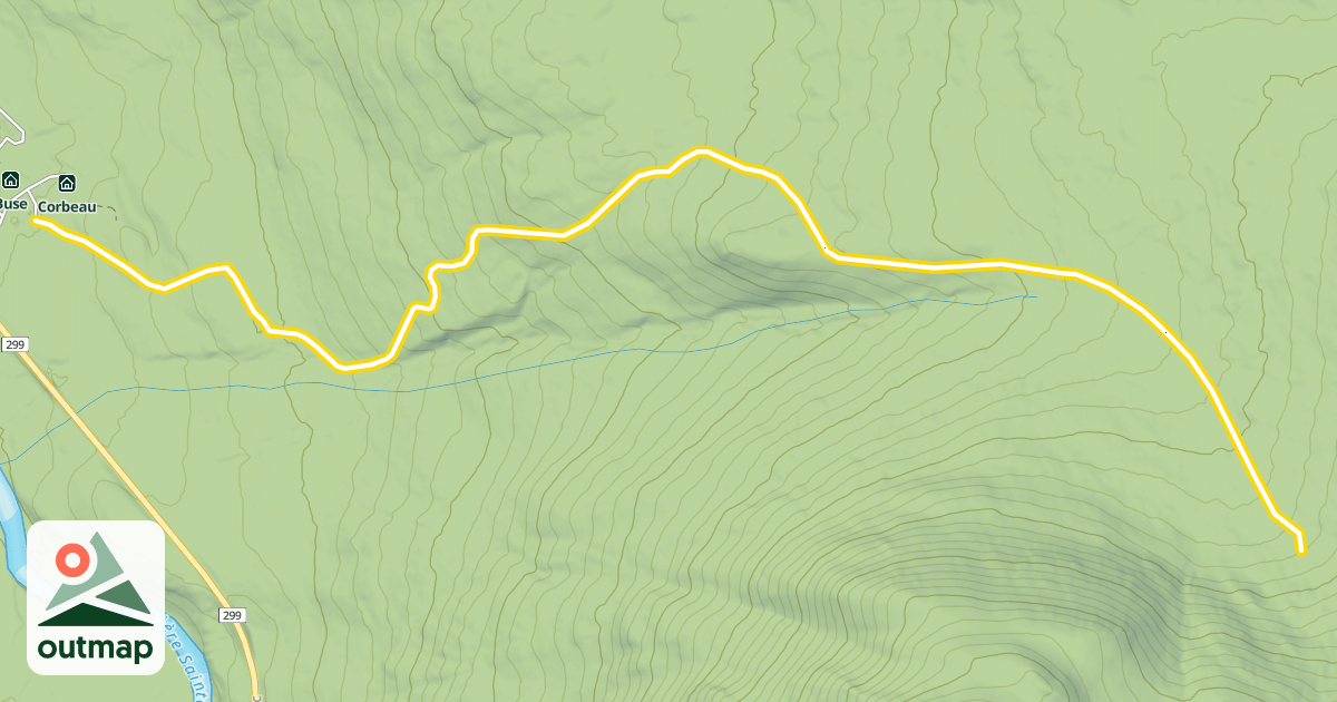 Map of L'accès au bol forestier