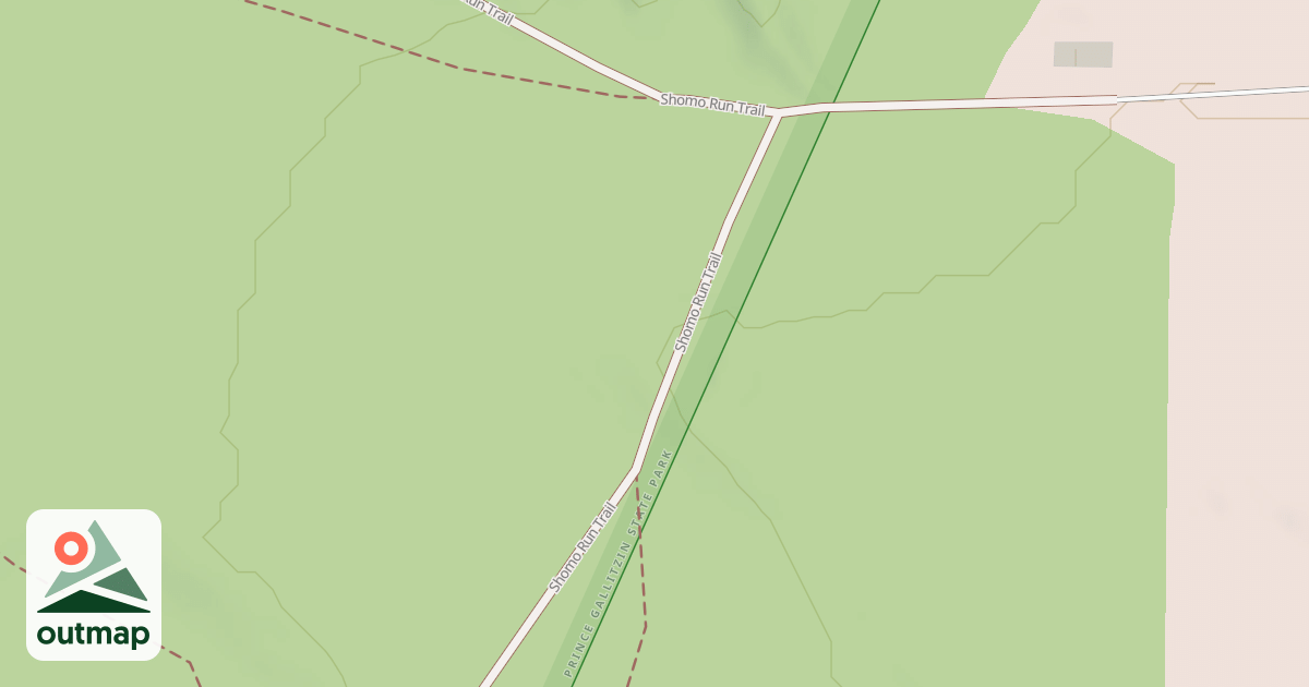 Map of Prince Gallitzin State Park Trails